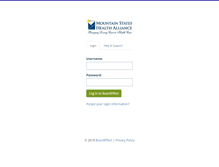 Tablet Screenshot of msha.boardeffect.com